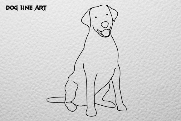 Download Dog Line Art - Dog Collection