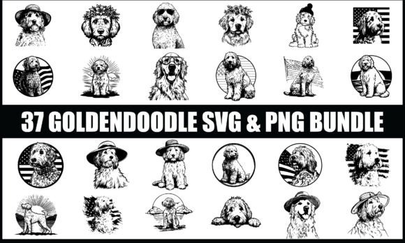 Download Goldendoodle SVG PNG Bundle, Dog Vector - Dog Collection