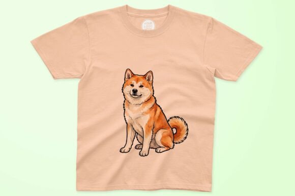Download Cute Shiba Inu Dog Sitting with Fluffy - Dog Collection