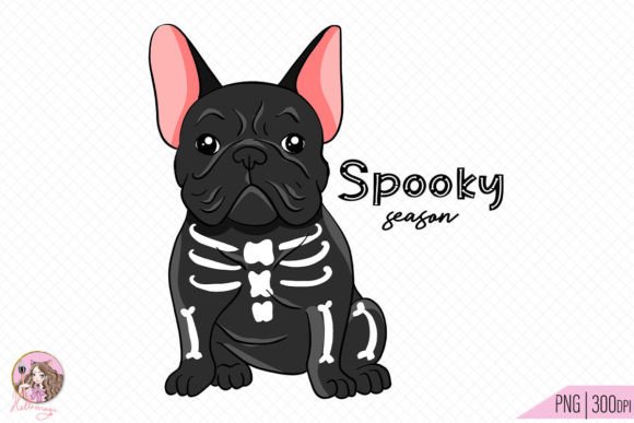 Download Buldog Happy Halloweiner Png - Dog Collection