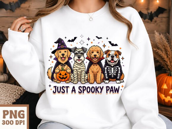 Download Just a Spooky Paw Halloween Dogs PNG - Dog Collection