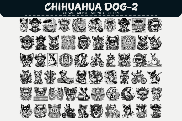 Download Chihuahua Dog Vector Clipart – 60 Design - Dog Collection