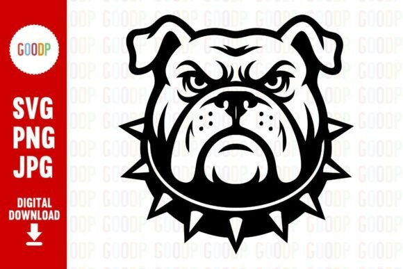 Download Bulldog Head Mascot PNG - Dog Collection