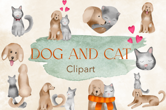 Download Dog and Cat Clipart Free - Dog Collection