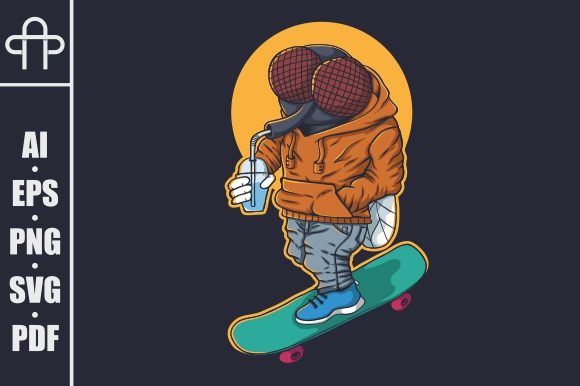 Download FLIES SKATEBOARD VECTOR ILLUSTRATION - Skateboard Collection